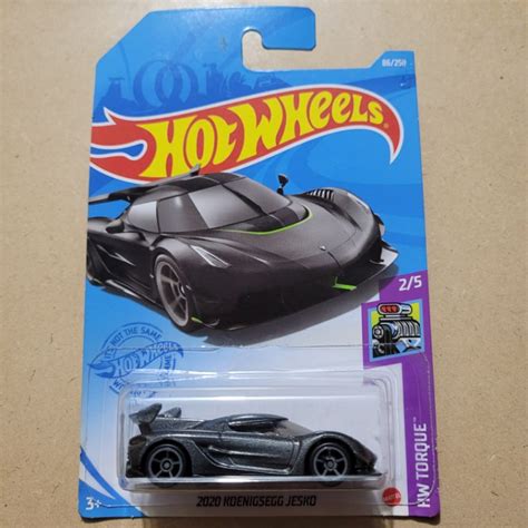 Jual Hot Wheels Kemasan Kerut Tekuk Koenigsegg Jesko Hw Torque Black Shopee