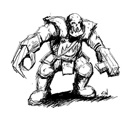 Ork Nob By Lordcraigus On Deviantart