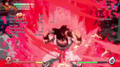 Dragon Ball Fighterz 1x 3x 20x Base Goku Kaioken Attack Corner Routes Youtube