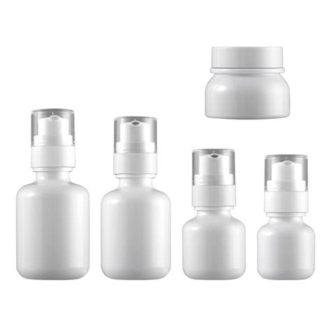 Wholesale White Skin Care Packaging Set 3050ml Plastic Bottle China