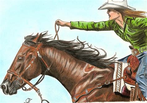 Barrel Racing Drawing At Getdrawings Free Download
