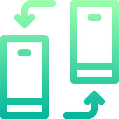 Transfer Basic Gradient Lineal Color Icon