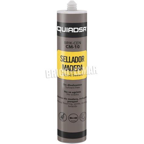 SELLADOR SILICONA MADERA NOGAL QUIADSA 300ML