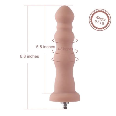 7 8 Beaded Anal Dildo For Hismith Premium Machine With KlicLok System