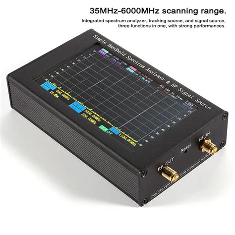 ZQ6 Spectrum Analyzer With Radio Frequency Signal Source And Tracking