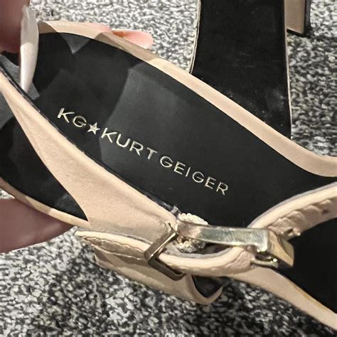 Kurt Geiger Nude Heels Good Condition Depop