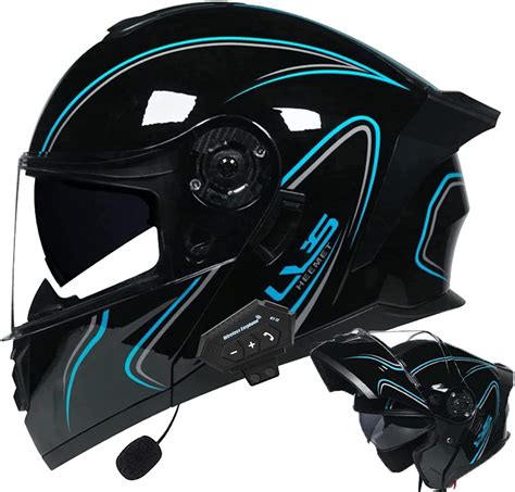 Klapphelme Flip Up Bluetooth Motorradhelm Herren Und Damen Motorrad