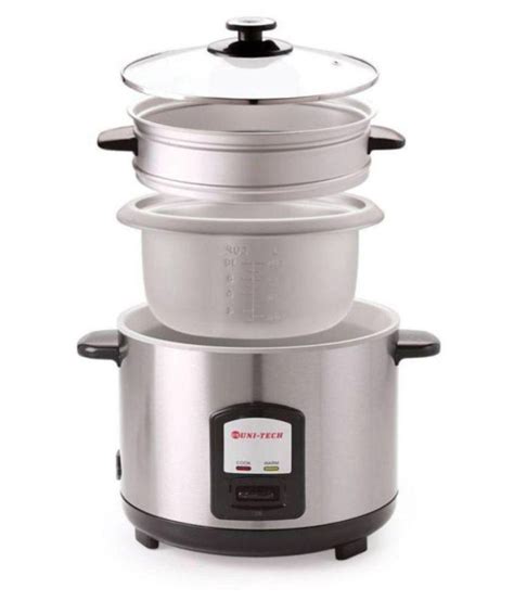 BMS Lifestyle STAINLESS STEEL ELECTRIC RICE COOKER 1 8 Ltr Rice Cookers