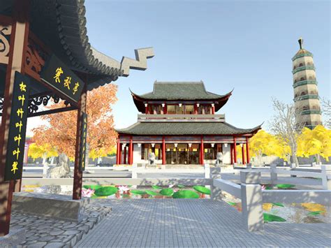 Oriental Architecture - iClone/Stage - Reallusion Content Store