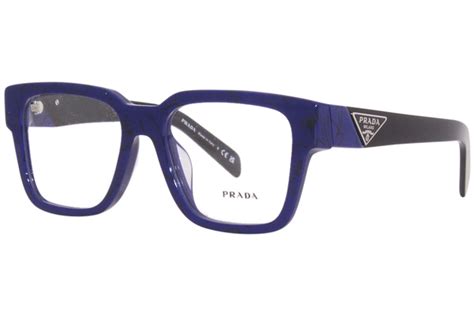 Prada PR-08ZV 1AB1O1 Eyeglasses Men's Black Full Rim Square Shape 54-18 ...