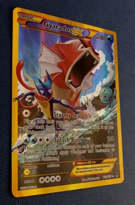 Pokémon TCG Gyarados EX Breakpoint 123 122 Holo Secret Rare LP eBay