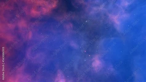 red-violet nebula in outer space, horsehead nebula, unusual colorful ...