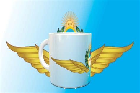 Taza Escudo Fuerza Aerea Argentina