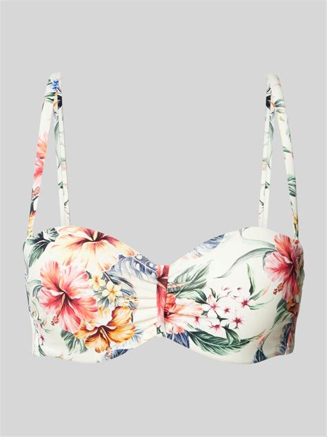 Kup online LASCANA Top bikini z fiszbinami model Salsa złamany biały