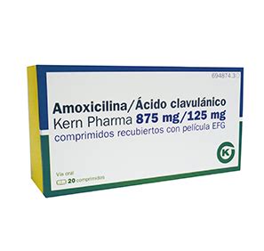 Amoxicilina Acido Clavulanico Mg Caja Con Tabletas