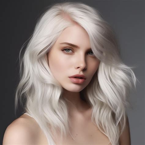 Premium AI Image Photo Of Platinum Blonde