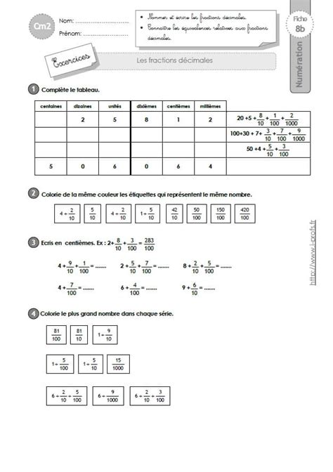 Exercices Encadrer Une Fraction Avec Des Entiers Cm Ma Tre Lucas Hot