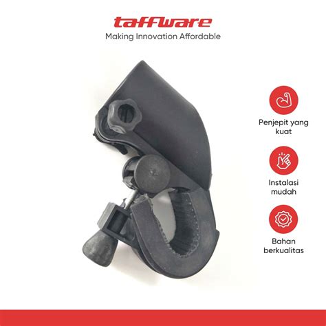 Jual Taffled Gun Bike Bracket Mount Holder For Flashlight Ab