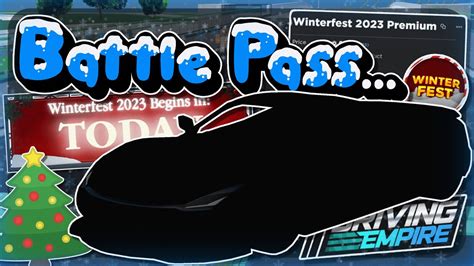 Driving Empires Is Adding A Battle Pass For Winterfest Winterfest