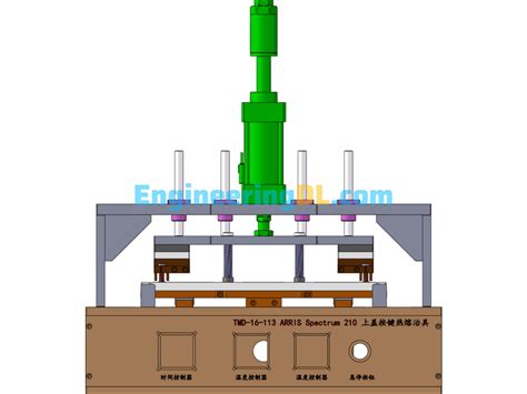 Hot Melt Jig For Top Cover Button Solidworks Mechanical Engineering