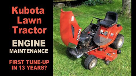 How To Change The Oil And Maintain A Kubota Lawn Tractor Youtube