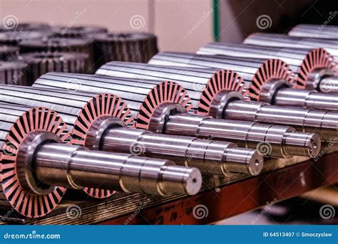 The Electric Motor Rotor of Stock Stock Image - Image of electric ...