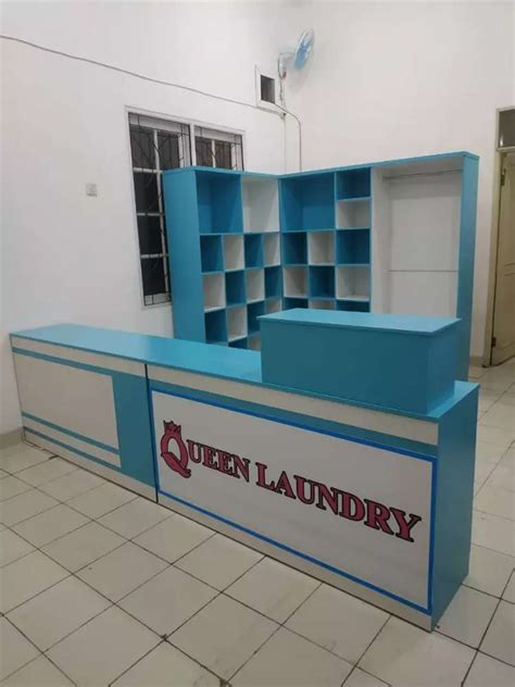 Laundry Set Laundry Dabel Custom Jumbo Rak Laundry Meja Kasir