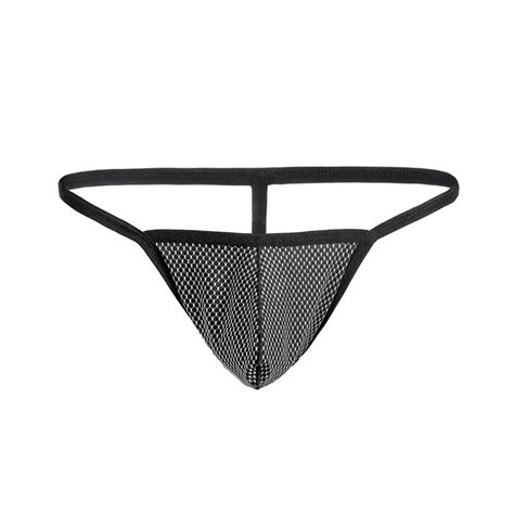 Biziza Underwear For Men Sexy G String Plus Size T Back Thongs Low Rise