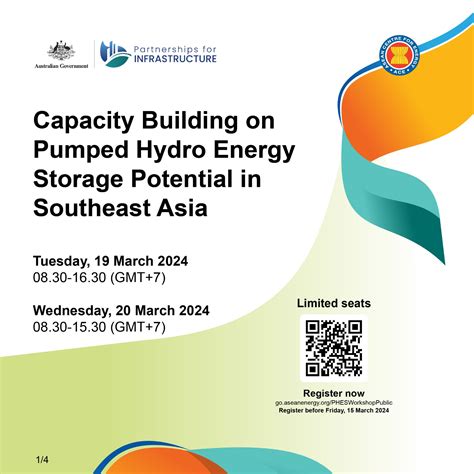 Capacity Building On Pumped Hydro Energy Storage Potential In Southeast