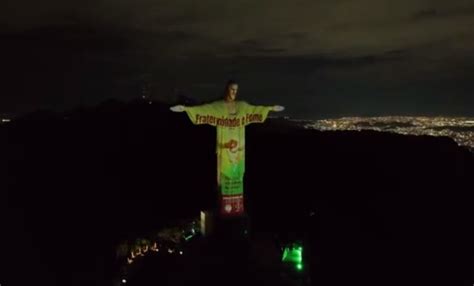 Monumento Cristo Redentor Recebe Proje O Especial Do Cartaz Da