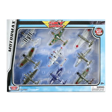 InAir Diecast WWII Planes 9-Piece Assortment | MightyToy.com