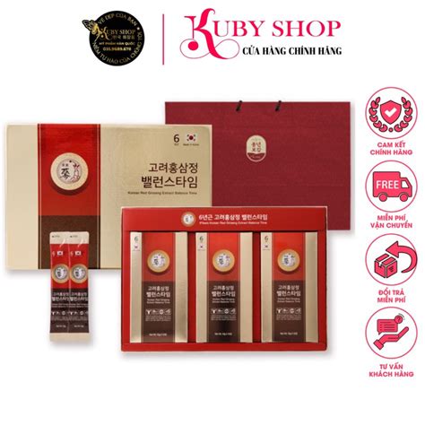 Bill Han Year Old Korean Red Ginseng Extract Balance Time Gift Set