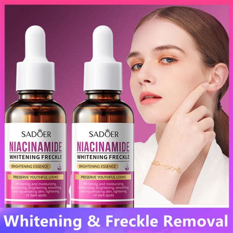 SADOER Nicotinamide Dark Spots Removal Whitening Serum Brighten Freckle