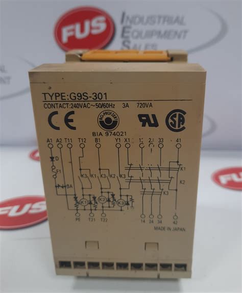 Omron G9s 301 Source Dc24v Safety Relay Fus Industrial