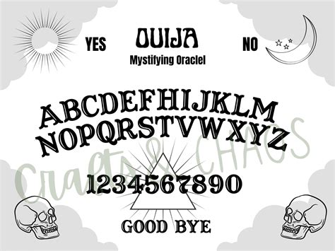 Ouija Board SVG Halloween SVG Ouija Game SVG Spooky decor | Etsy