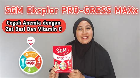 Review Susu Formula SGM Eksplor 1 IronC Progress Maxx YouTube