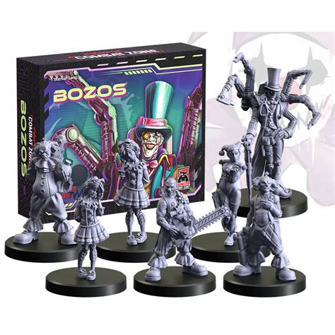 Cyberpunk Red Combat Zone Bozos Starter Gang Tabletop Miniatures