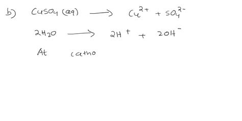 Solved What Products Are Formed At The Anode And Cathode Respectively