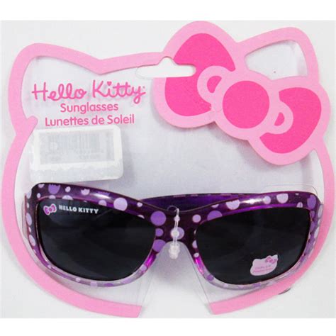 Hello Kitty Purple Polka Dot Sunglasses 1ct