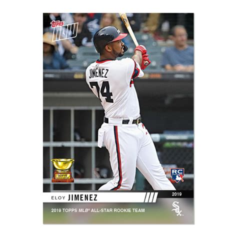 Eloy Jimenez MLB TOPPS NOW Card RC 6 Print Run 547