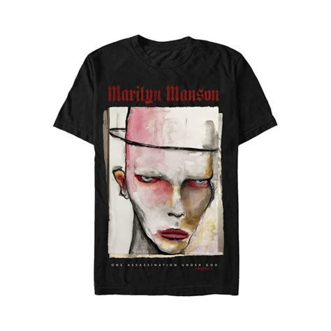 True To You New Brand Wm160 Softness And Comfort Organic Cotton T Shirts Marilyn Manson One