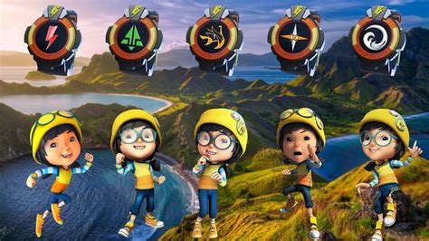 Ying Kuasa 5 Ying Hunting Jam Kuasa Elemental Boboiboy Tahap 2 Blaze