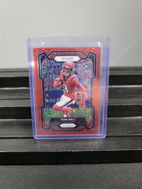 Tank Dell Panini Prizm Rookie Red No Huddle Disco Houston