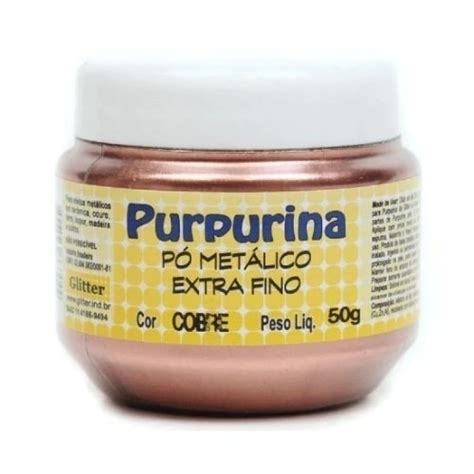 Purpurina Metalica Em P Gliart G Cobre