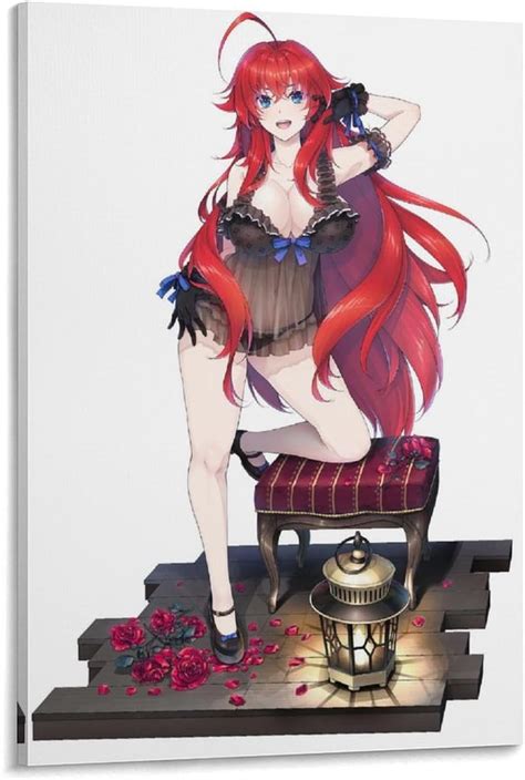 Anime High School Dxd Poster Canvas Wall Art Sexy Rias