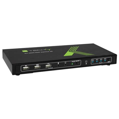 Kvm Switch 4x1 Con Usb E Hdmi 4k Techly