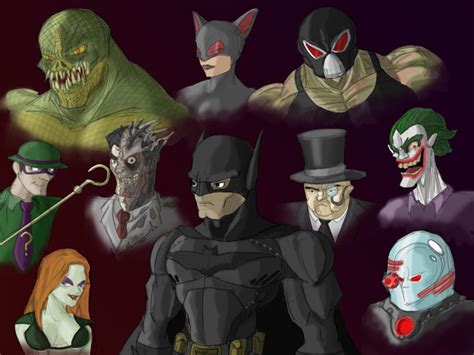 Batman's Enemies by Jerem6401 on DeviantArt