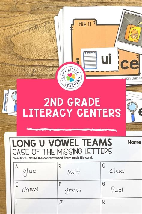 2nd Grade Literacy Centers Bundle Digital And Printable Included Lucky Little Learners