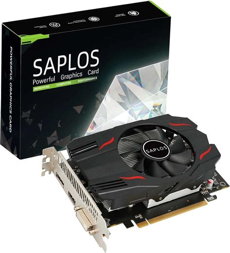 Tarjeta gráfica Radeon RX 550 4GB GDDR5 128 bits DisplayPort DVI D