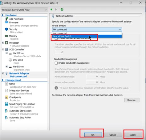 How To Add Network Adapter In Hyper V - Adapter View